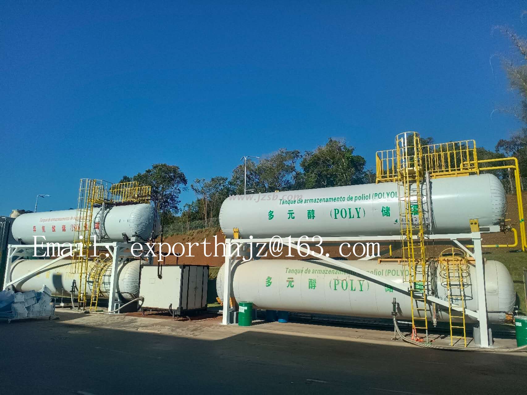35 M3 POLYOL storage tank system